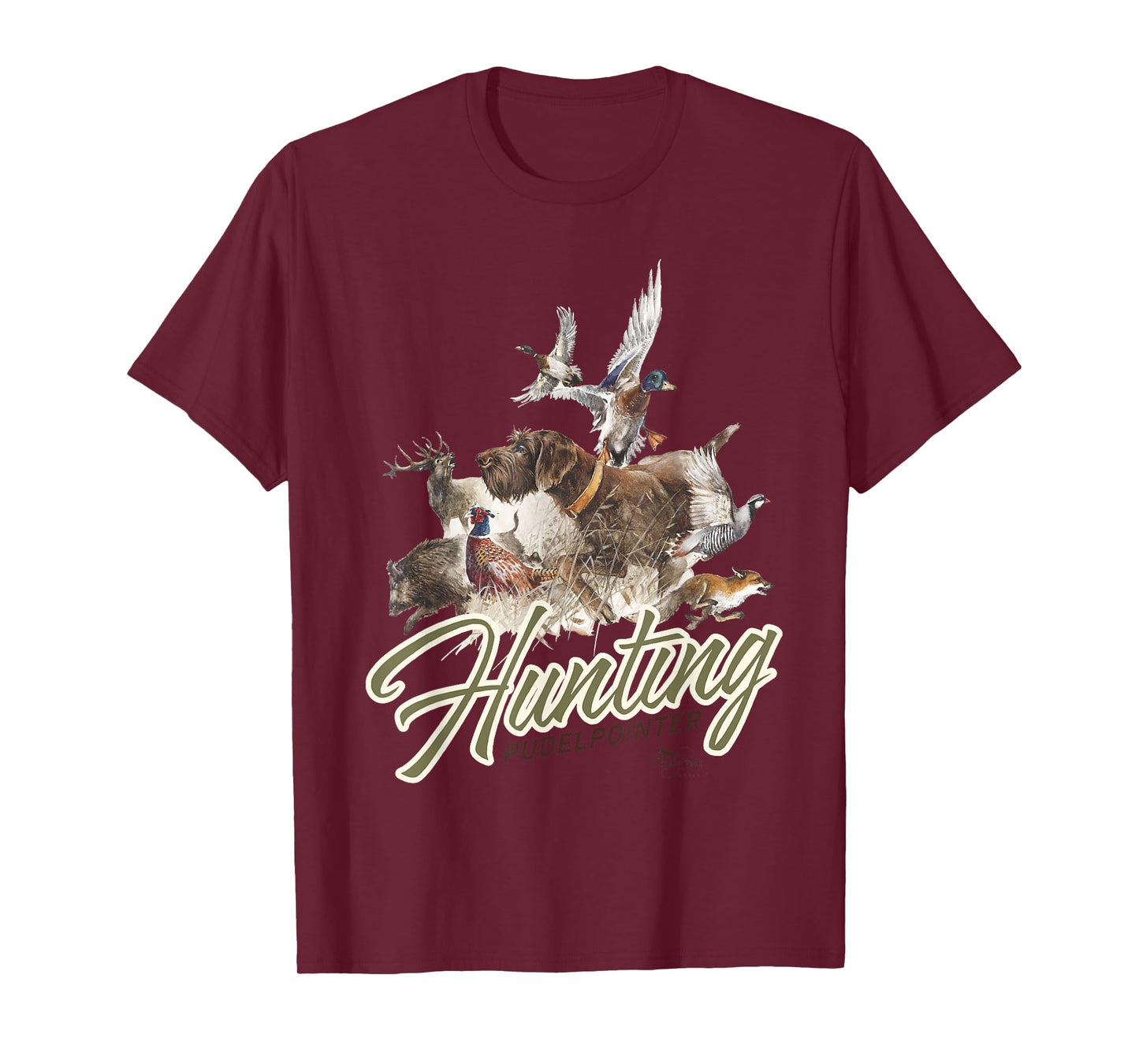 Pudelpointer Hunting Dog Tshirt Men Women Girls Kids T-Shirt