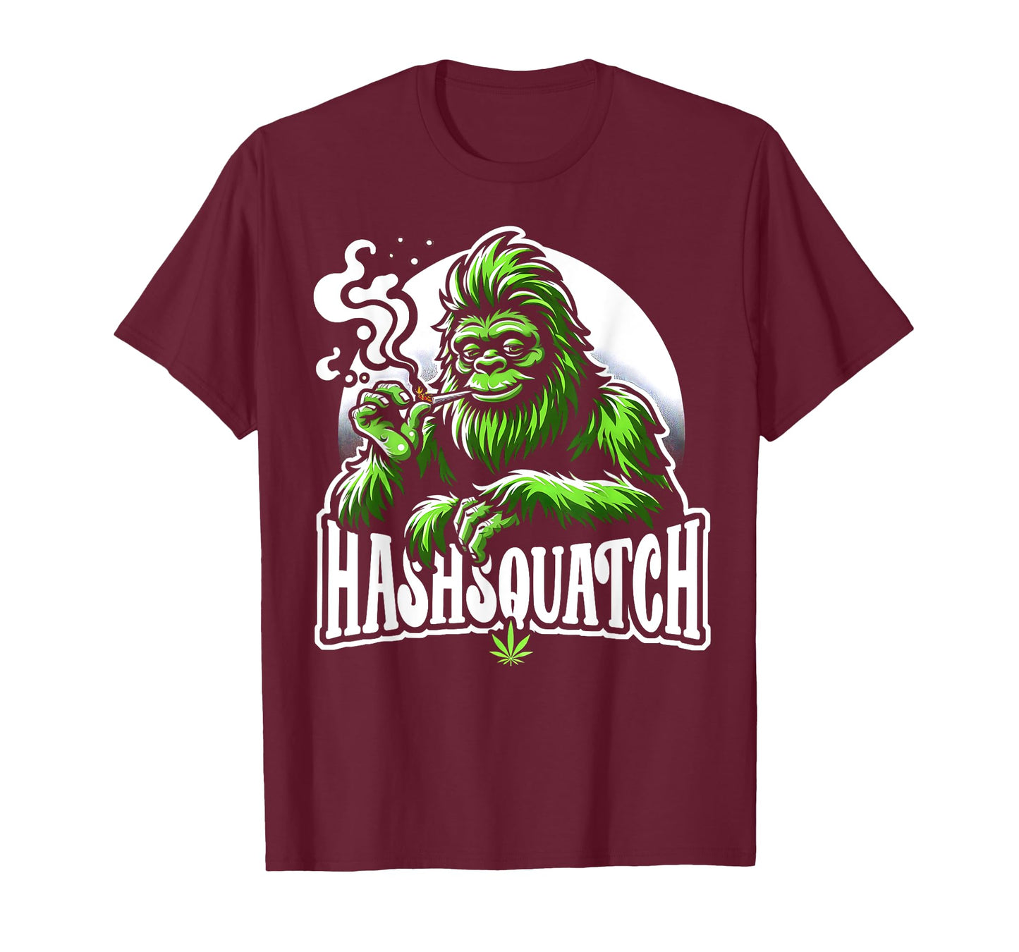 Hashsquatch Hash Squatch Bigfoot Smoking Weed cannabis T-Shirt