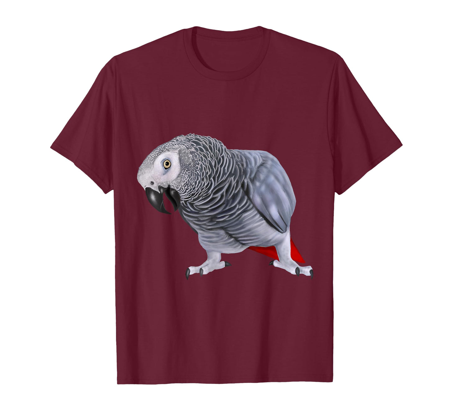 African Grey Parrot Bird T-Shirt