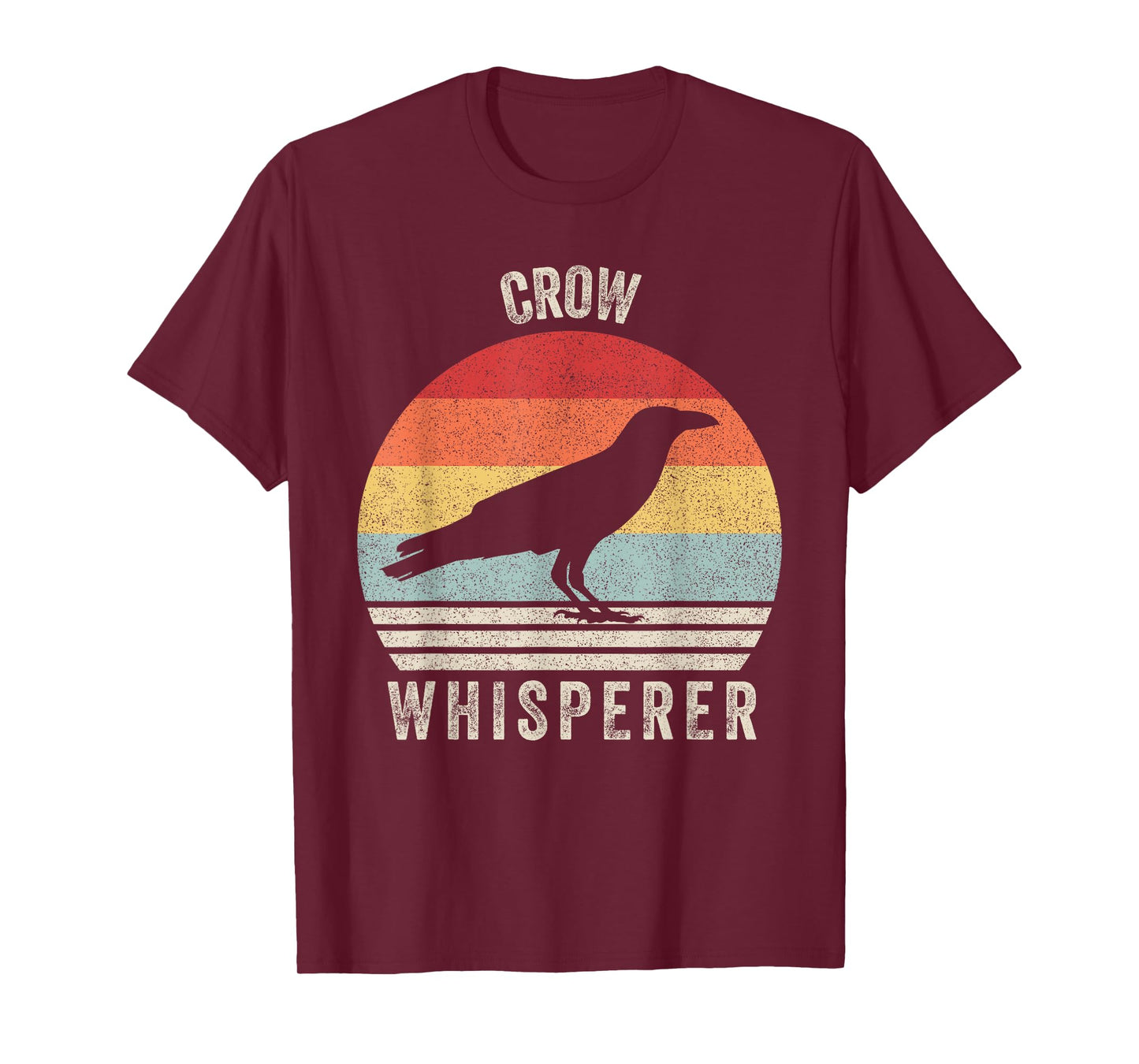 Retro Crow Whisperer Shirt Funny Birds Lover Crow Vintage T-Shirt