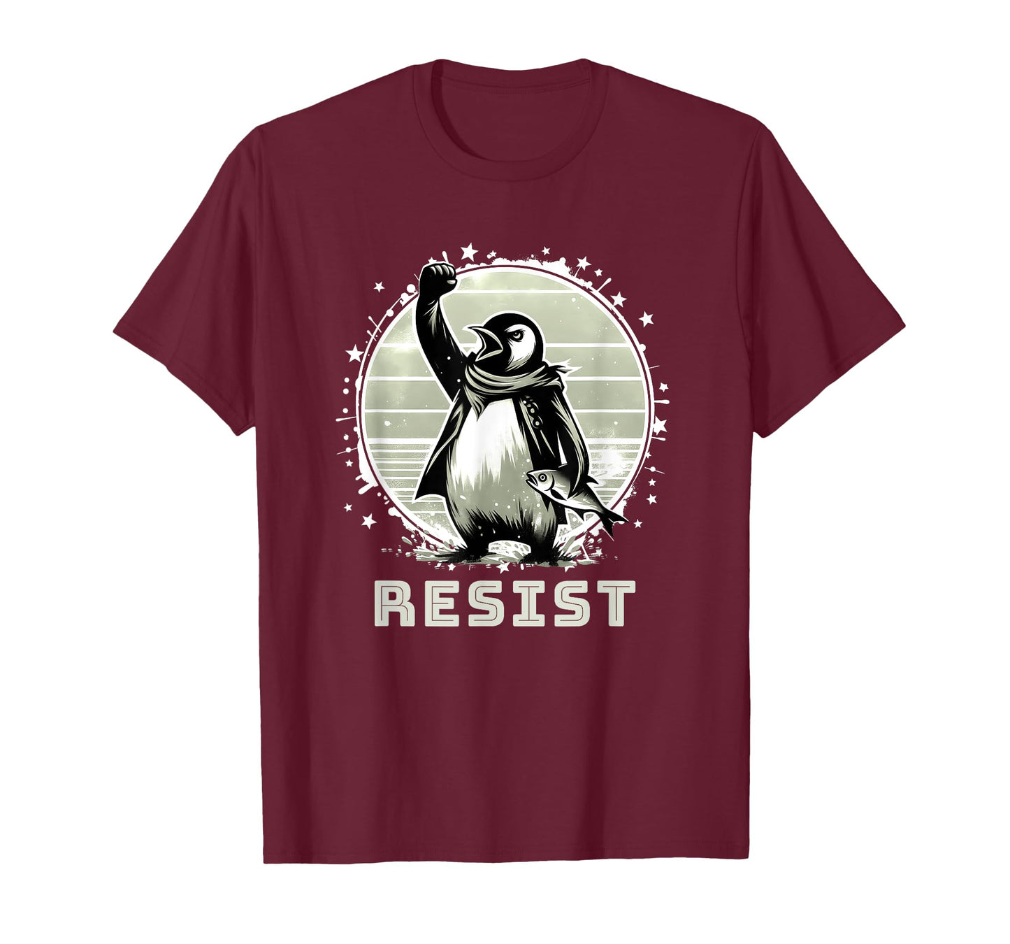 Resist Shirt Funny Resist Penguins Protest Against T-Shirt
