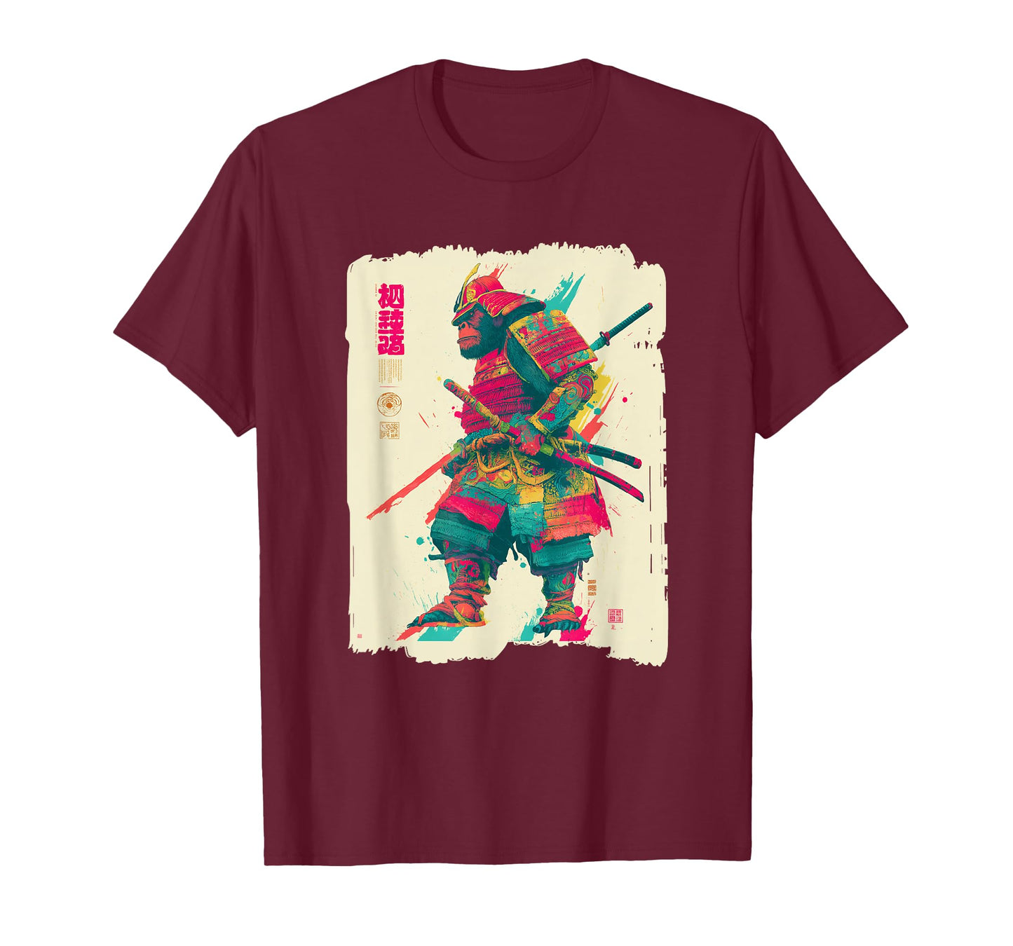 Bigfoot Samurai Japanese Sword Sasquatch T-Shirt