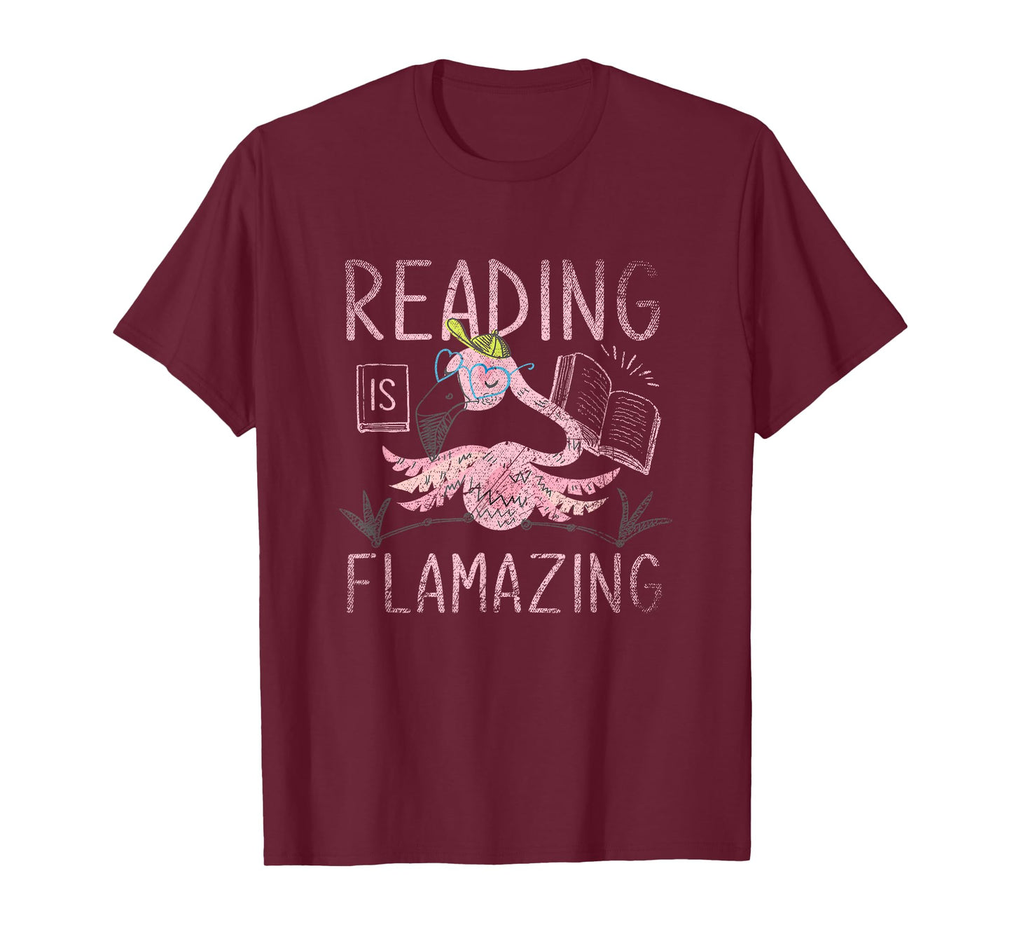 Reading Is Flamazing Flamingo T-Shirt