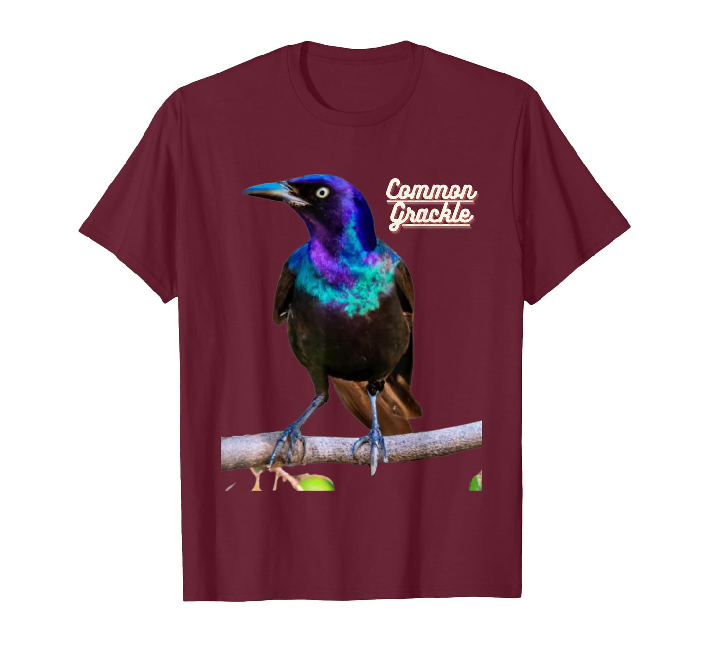 Common Grackle Bird Watchers Bird Lovers T-Shirt