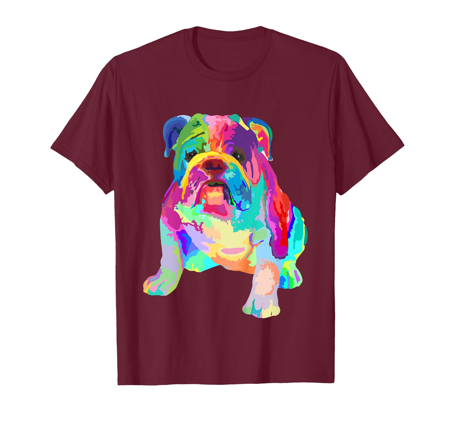Boys Tshirts Colorful Cool Girls Shirts English Bulldog Kids T-Shirt
