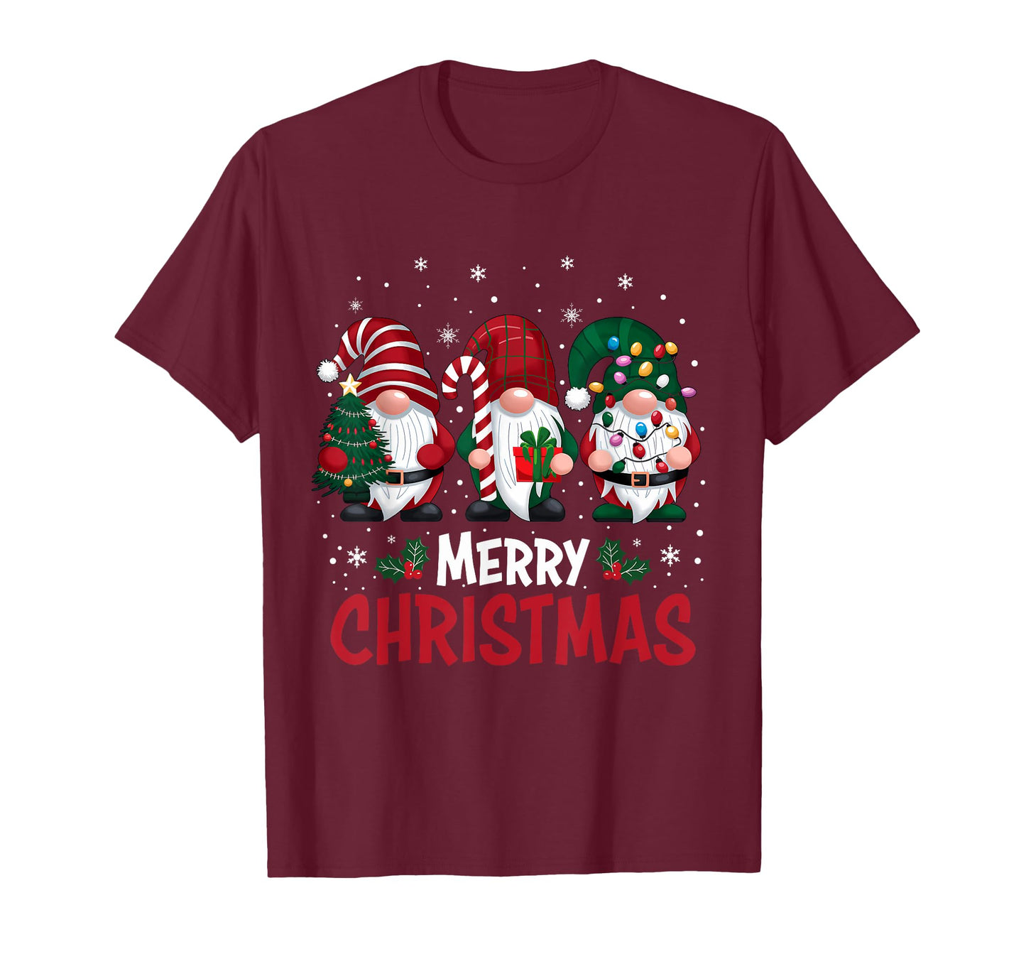 Merry Christmas Gnomes Family Xmas Festive Holiday Gnome T-Shirt
