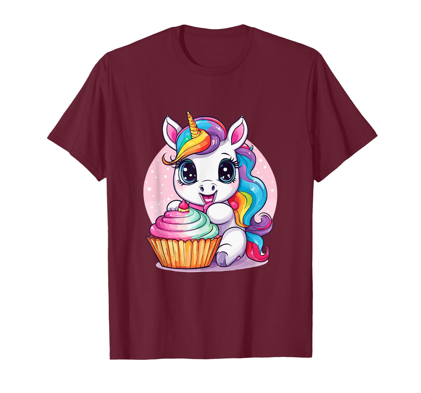 Unicorn Cupcake Sweet Dessert Delicious Baker T-Shirt