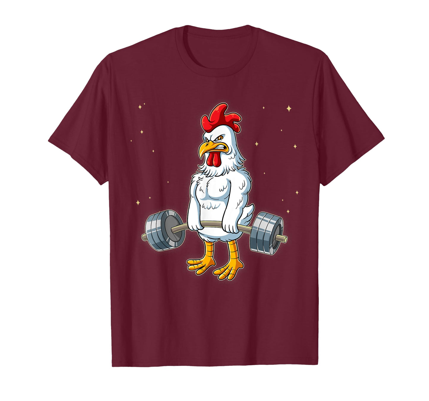 Chicken Gym Weight Training Deadlift T-Shirt