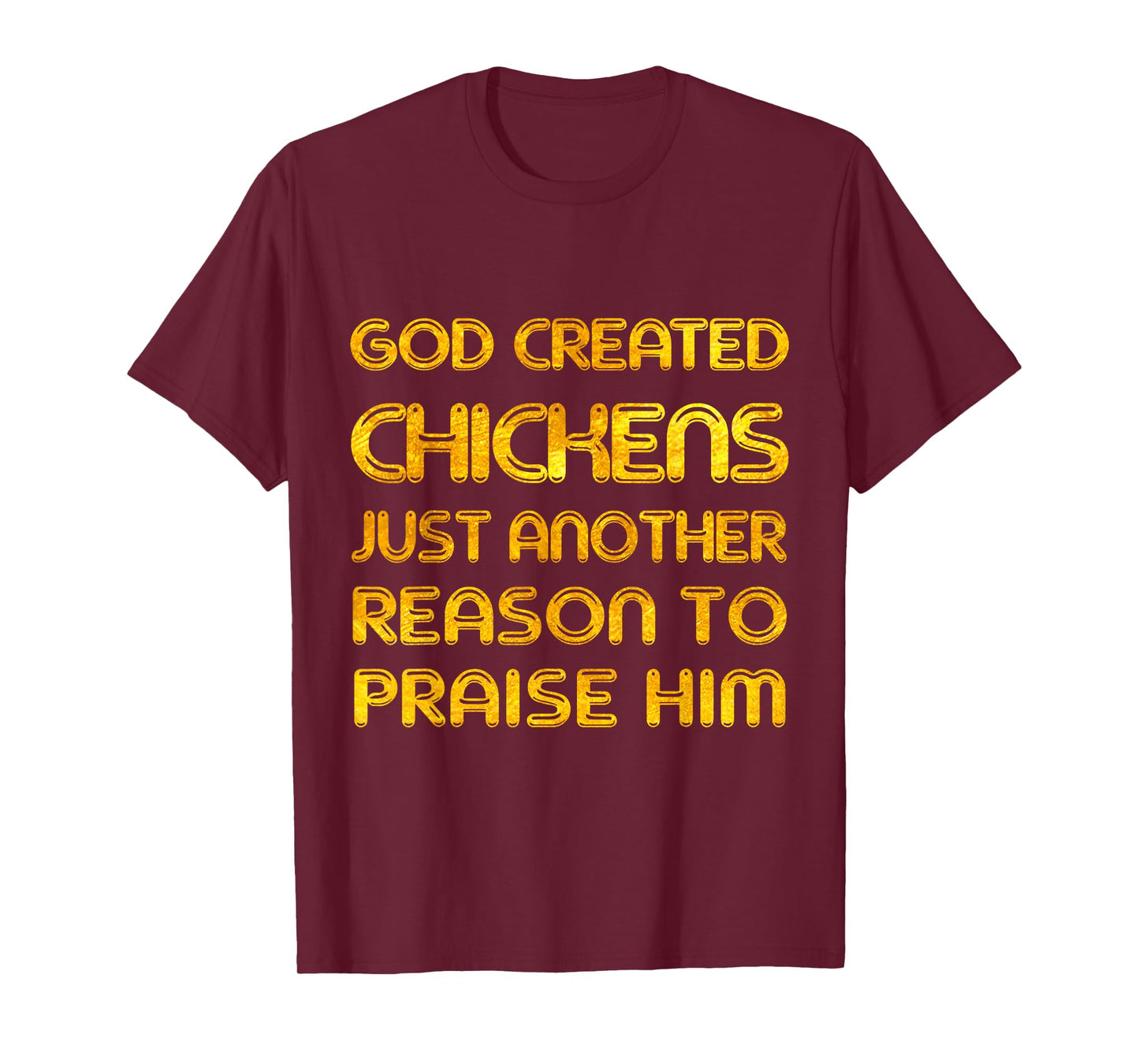 Funny Chicken Lover Farmer Christian Believer Jesus Love T-Shirt