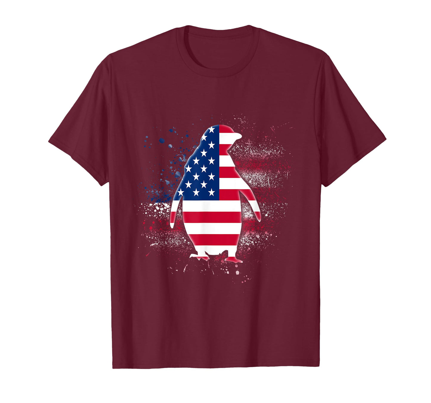 Penguin Independence day Shirt Patriotic US Flag