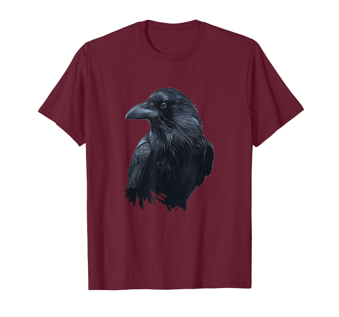 Raven Head Costume Black art Vintage Black Bird Crow Rraven T-Shirt