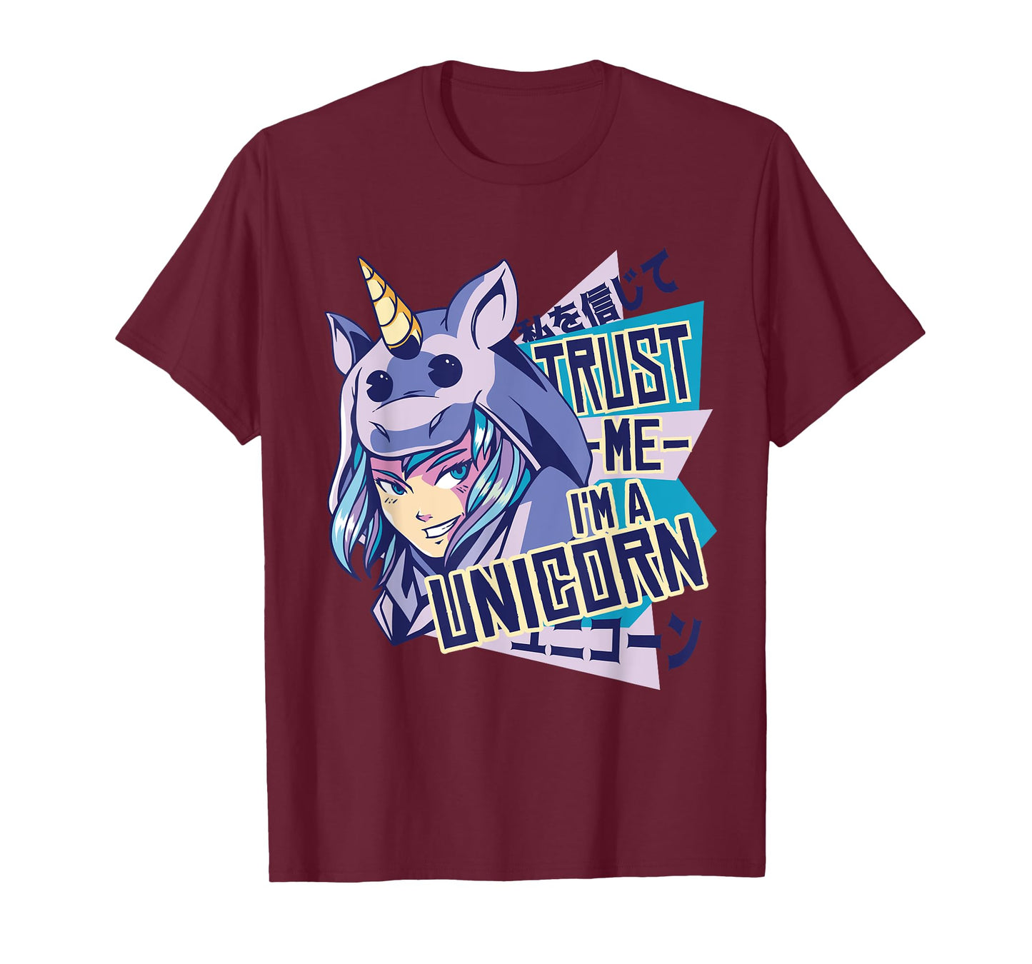 Trust me I'm a unicorn : Funny Anime Unicorn Design T-Shirt