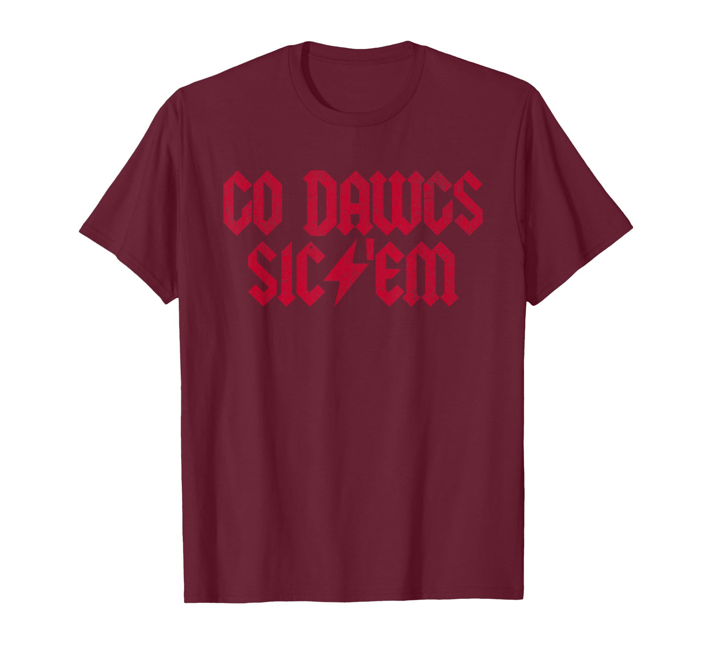 Retro Go Dawgs Sic Em Men Women Kids School Spirit T-Shirt