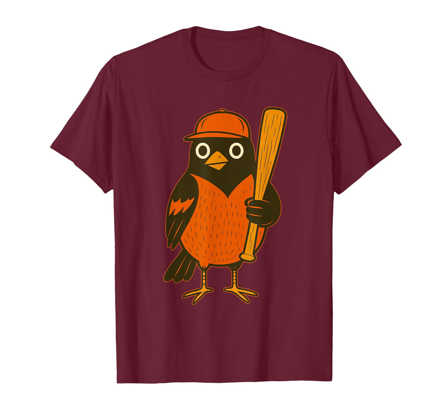 Batgrip Flight - Orangeheat Walks Loud Classic Oriole Animal T-Shirt