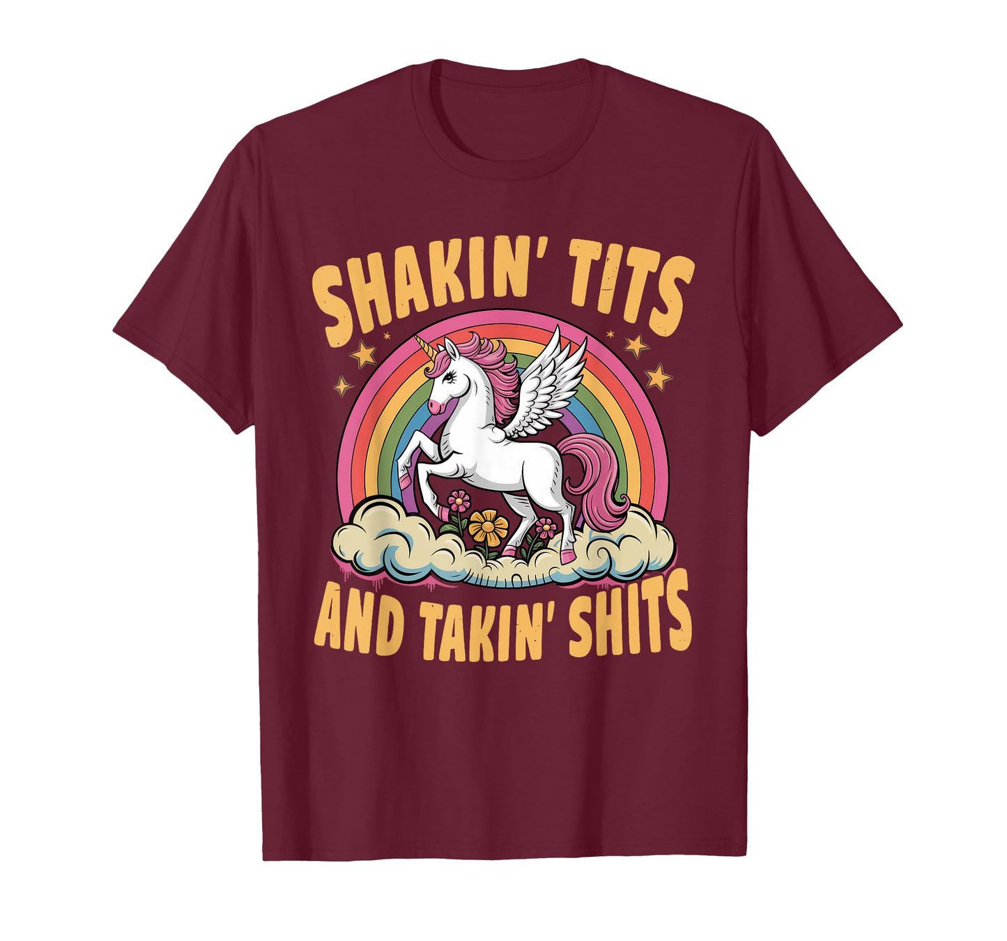 Shakin' Tits And Takin' Shits Funny For Women Men T-Shirt