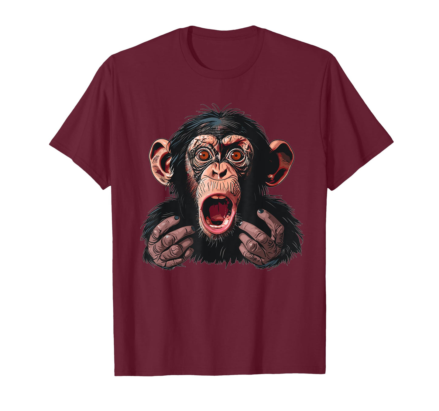 Anxious Monkey I Funny Monkey T-Shirt