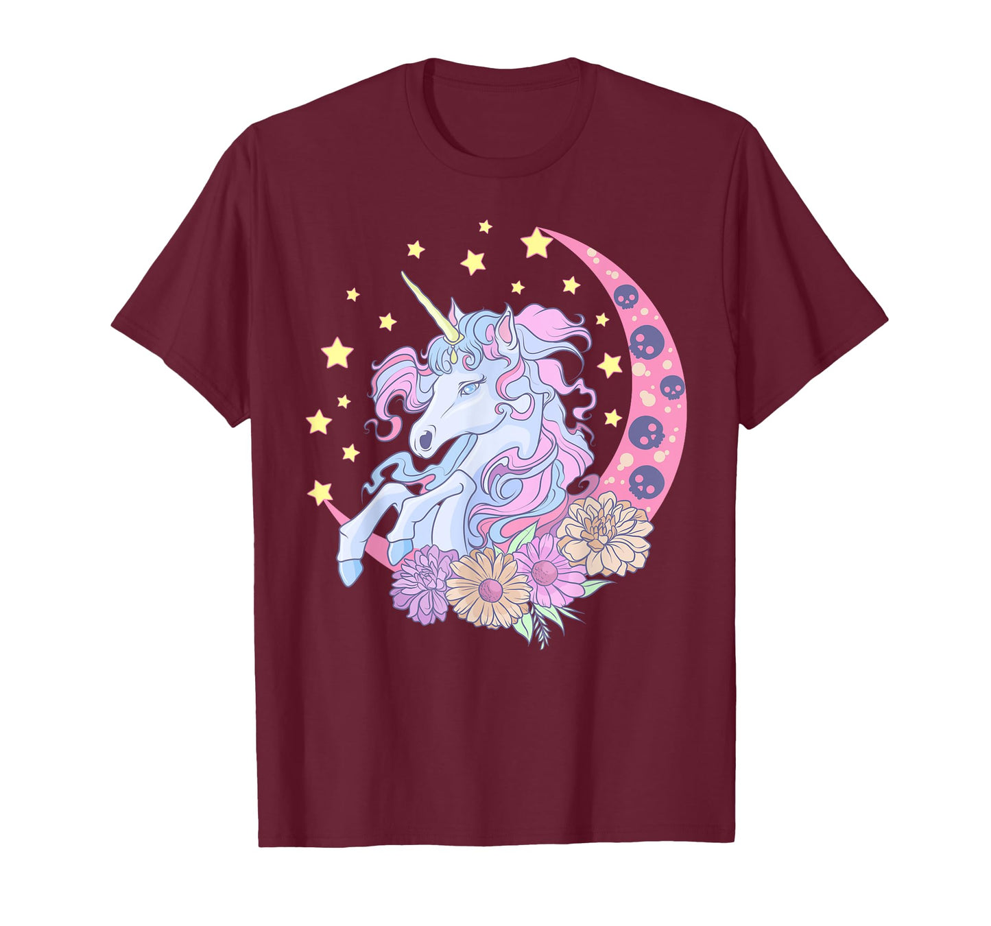 Pastel Goth Unicorn Japanese Anime Kawaii Creepy Cute T-Shirt
