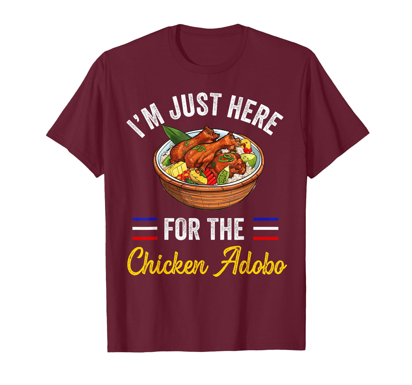 Filipino Philippines Women Men Filipino Food Chicken Adobo T-Shirt