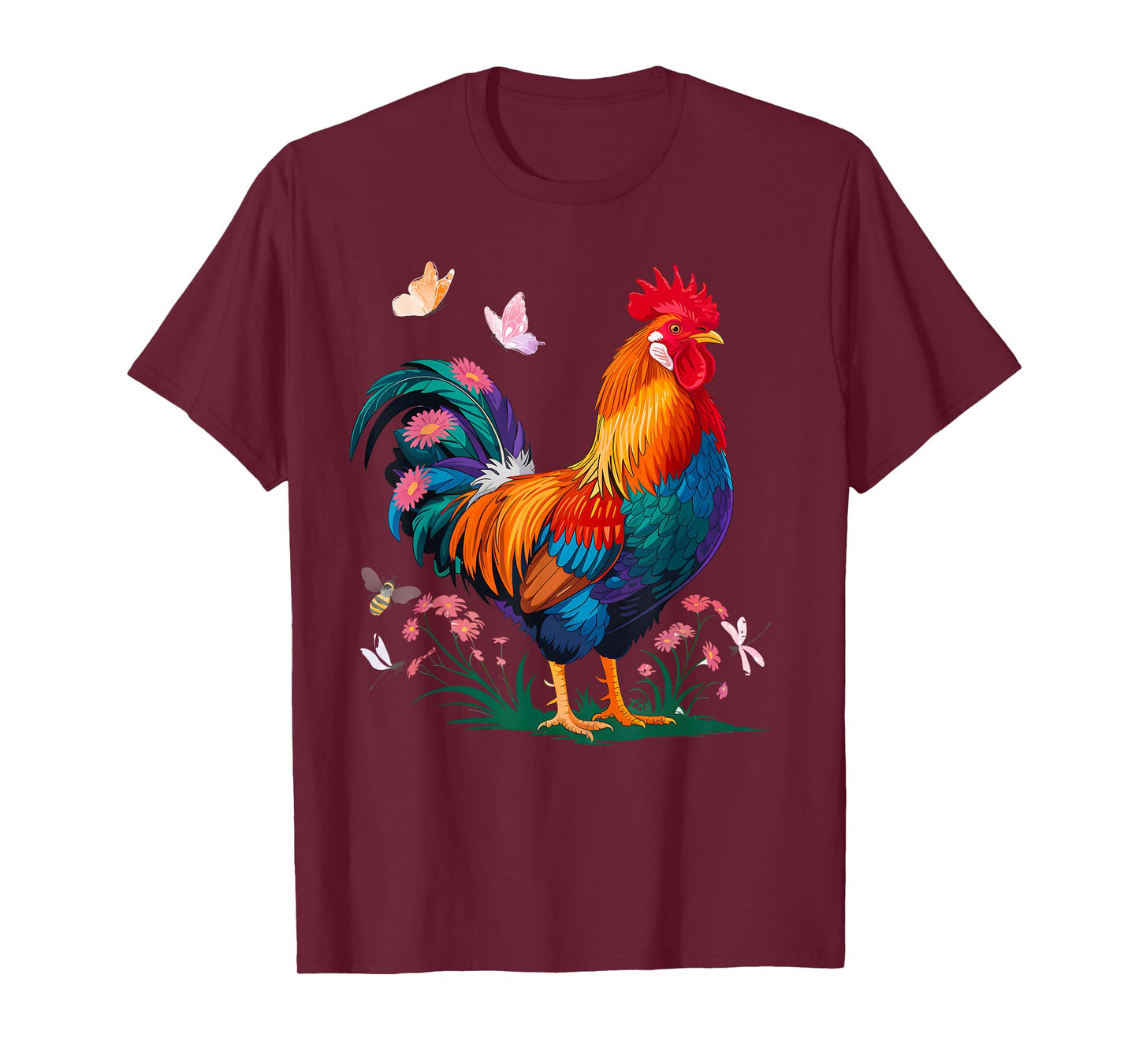 Funny Chicken Men Women Rooster Chicken Lovers T-Shirt