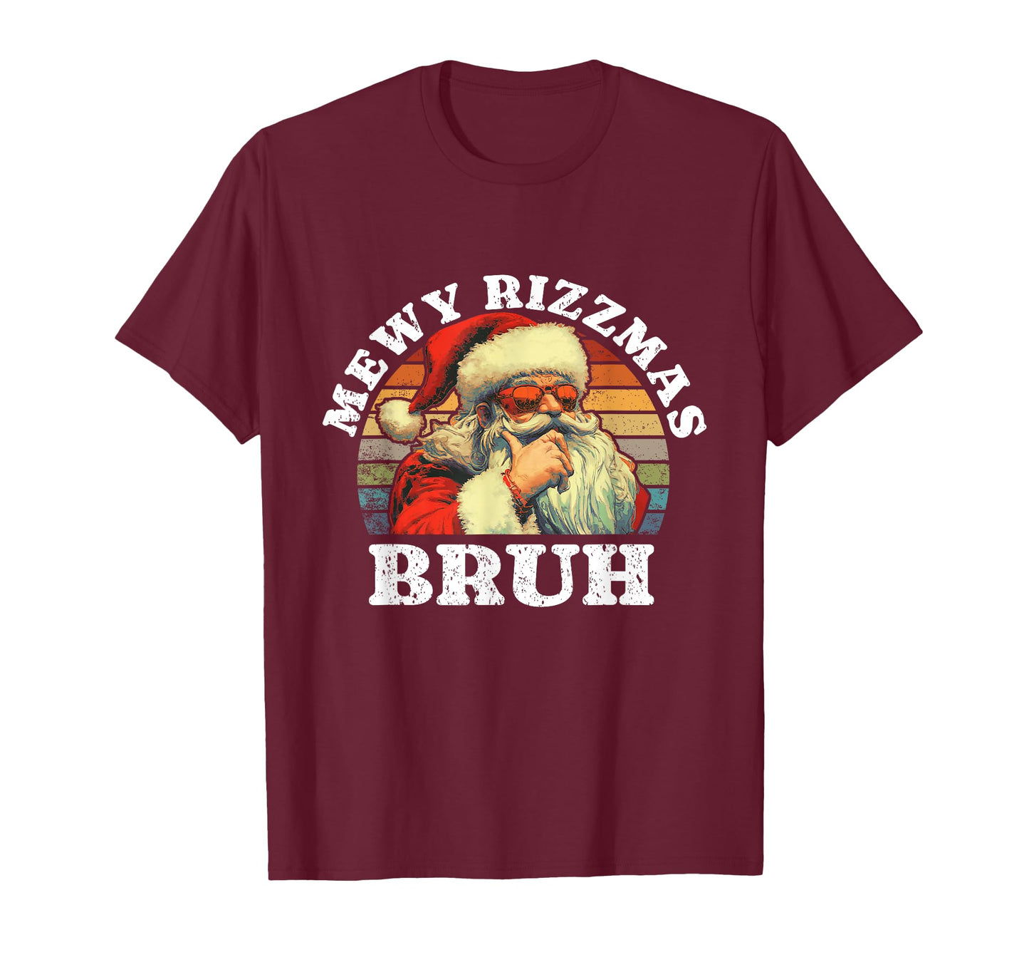 Rizz The Season bruh. Mewy Rizzmas Funny joke Rizz Christmas T-Shirt