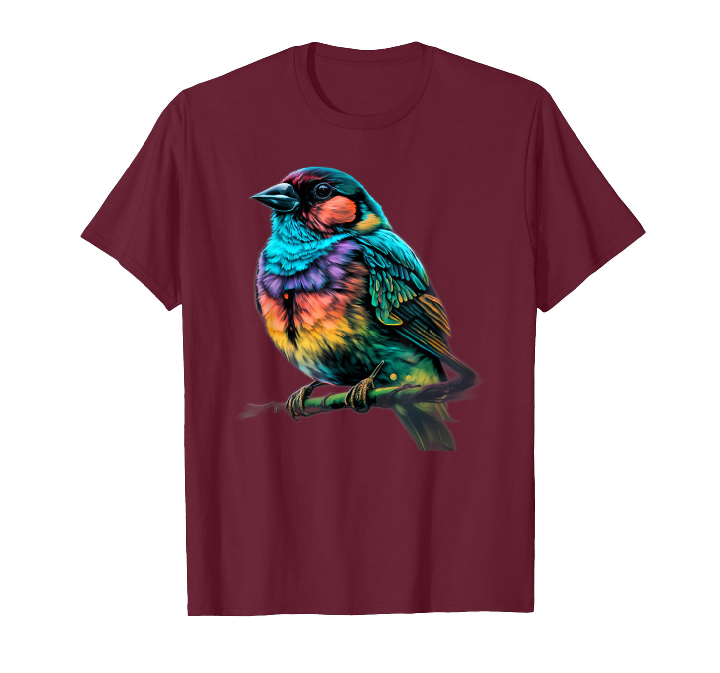 Cute Garden Hummingbird Gifts Colorful Finch T-Shirt