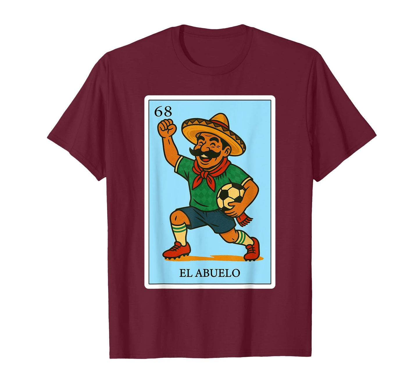 El Abuelo Futbolero | Spanish-Mexican Bingo Gifts for Abuela T-Shirt