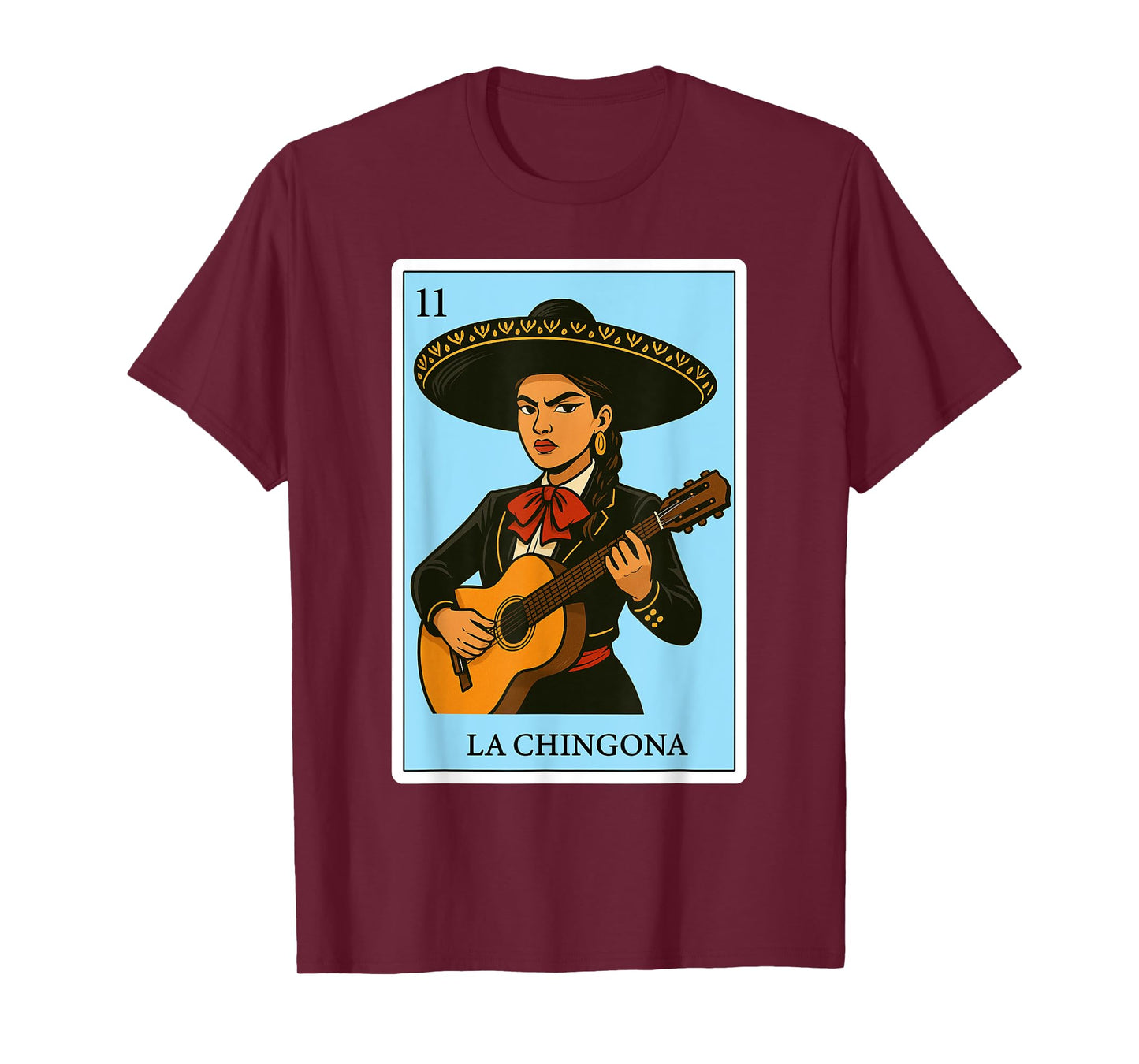 La Chingona Mariachi Funny Spanish-Mexican Bingo Gifts Women T-Shirt