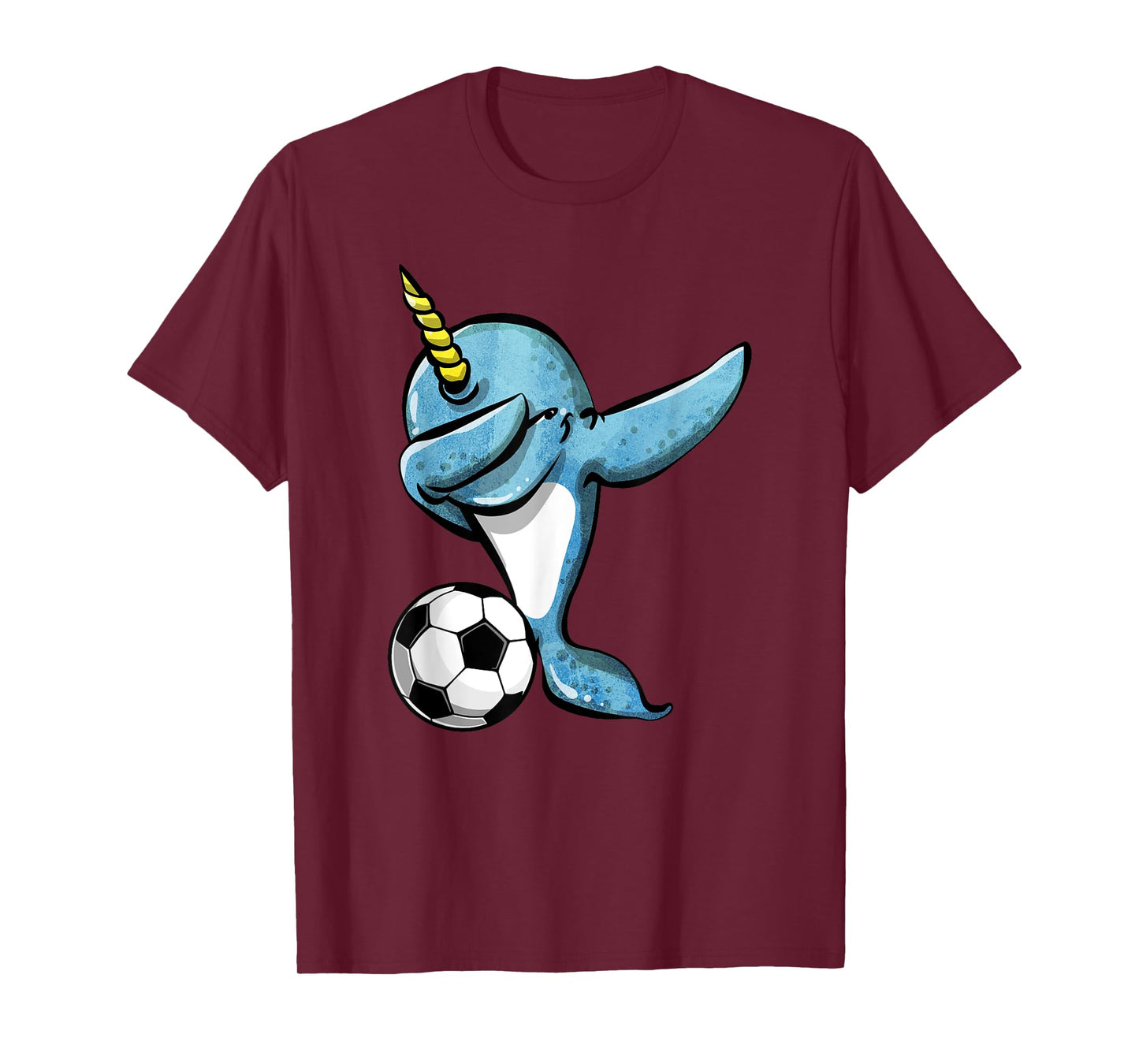 Dabbing Narwhal - Soccer Lovers Jersey Football Fans Sport T-Shirt