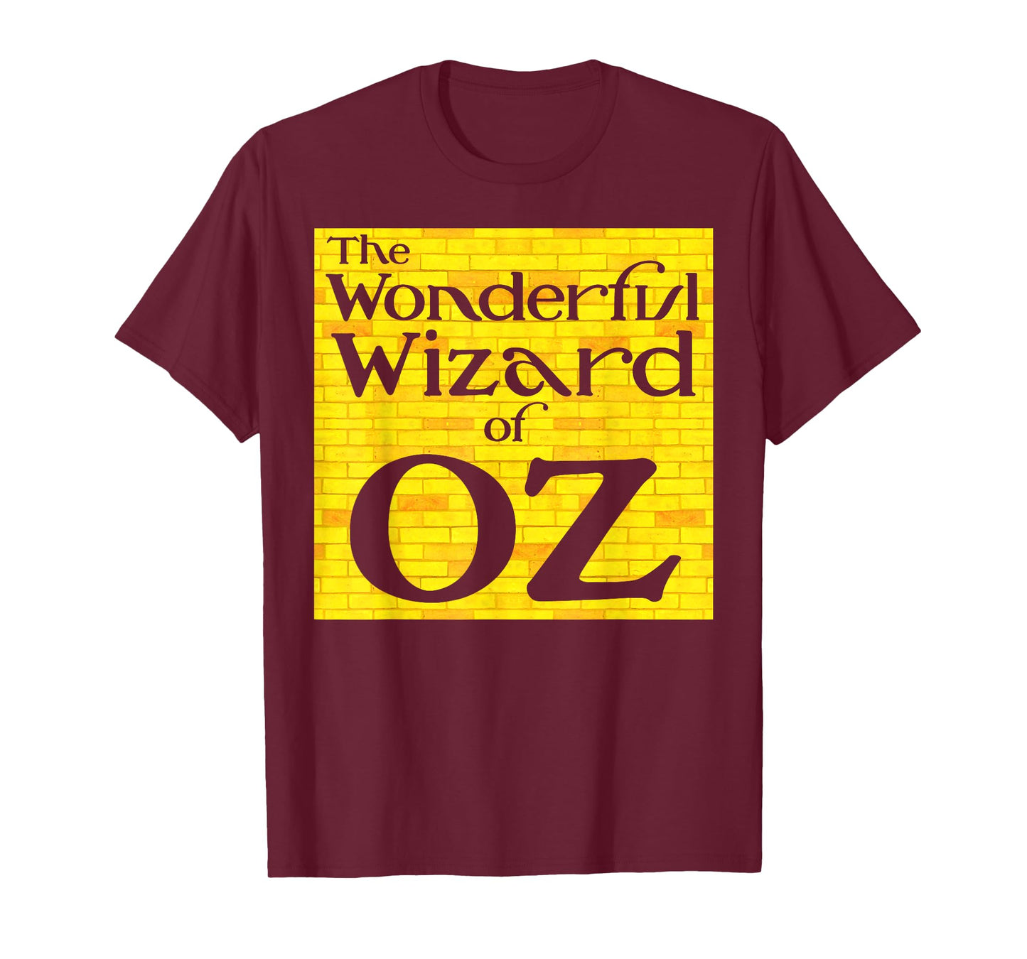 Retro Vintage Yellow Brick Road Wonderful Wizard of OZ Logo T-Shirt