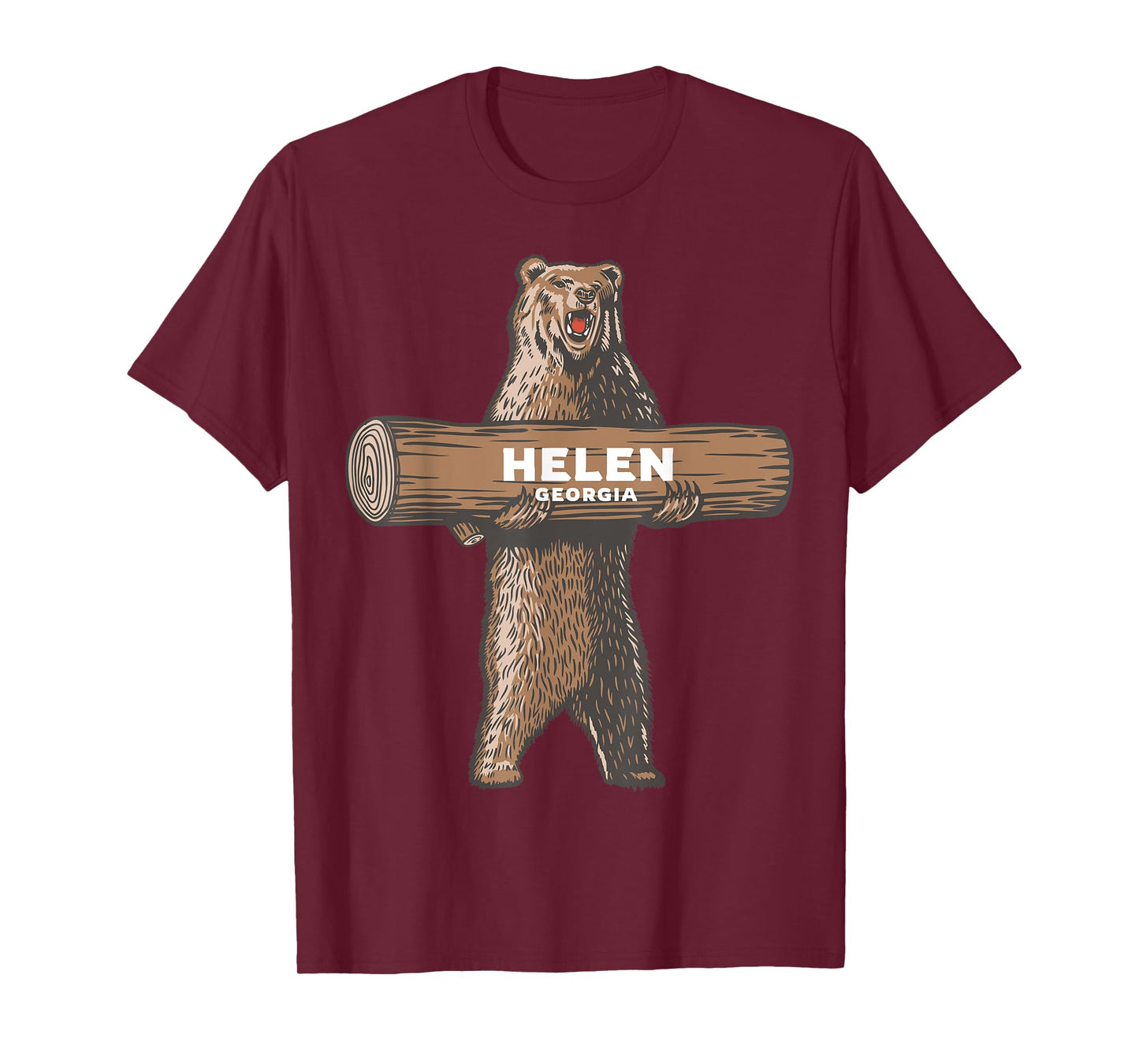 Helen Georgia GA Growling Bear Vacation Souvenir T-Shirt