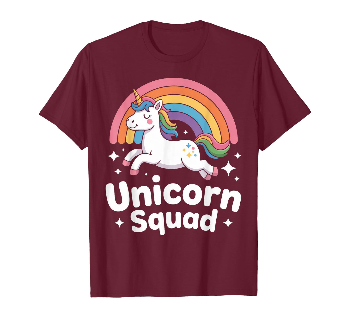 Unicorn Squad Rainbow Leaping Unicorn T-Shirt