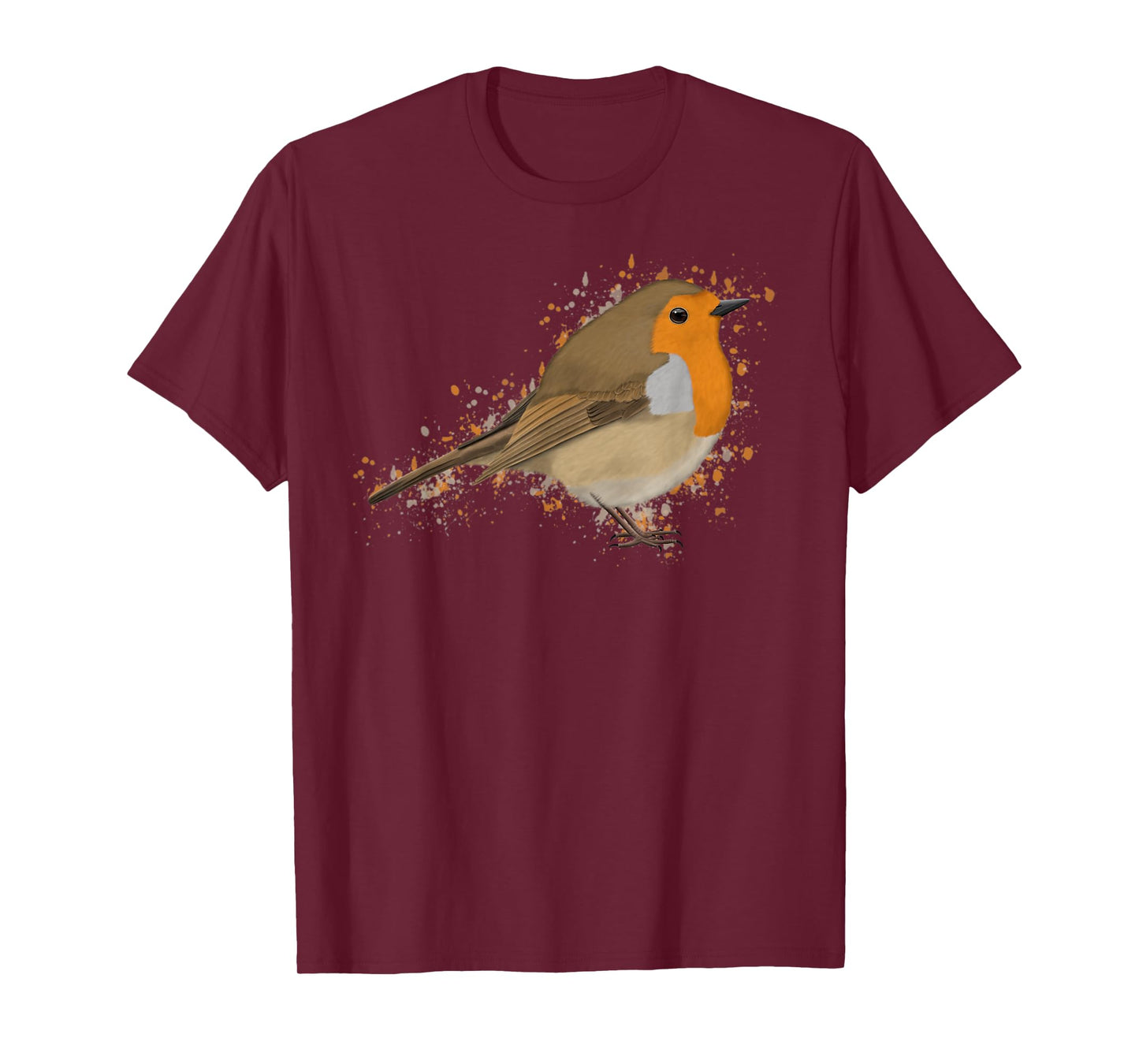 Robin Bird Birder Birdlover Birdwatcher Animal Biologist T-Shirt