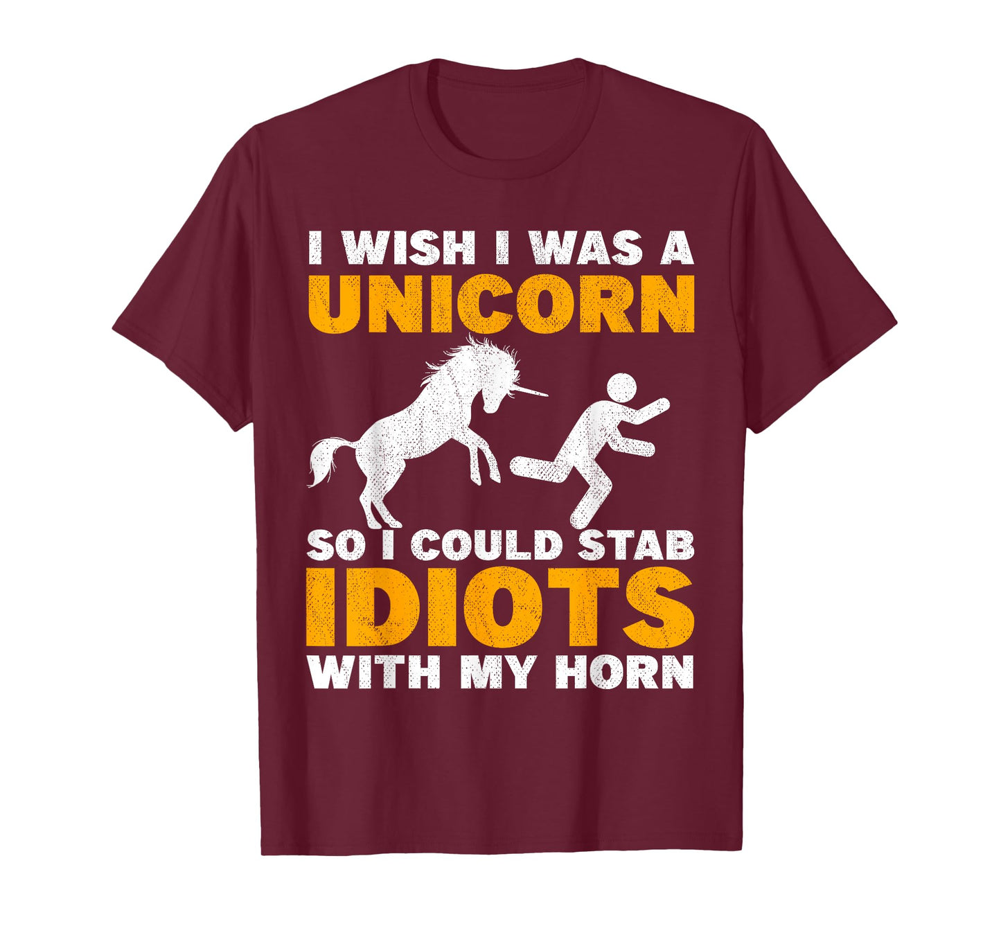 Funny sarcastic sarcasm unicorn horn adult humor offensive T-Shirt