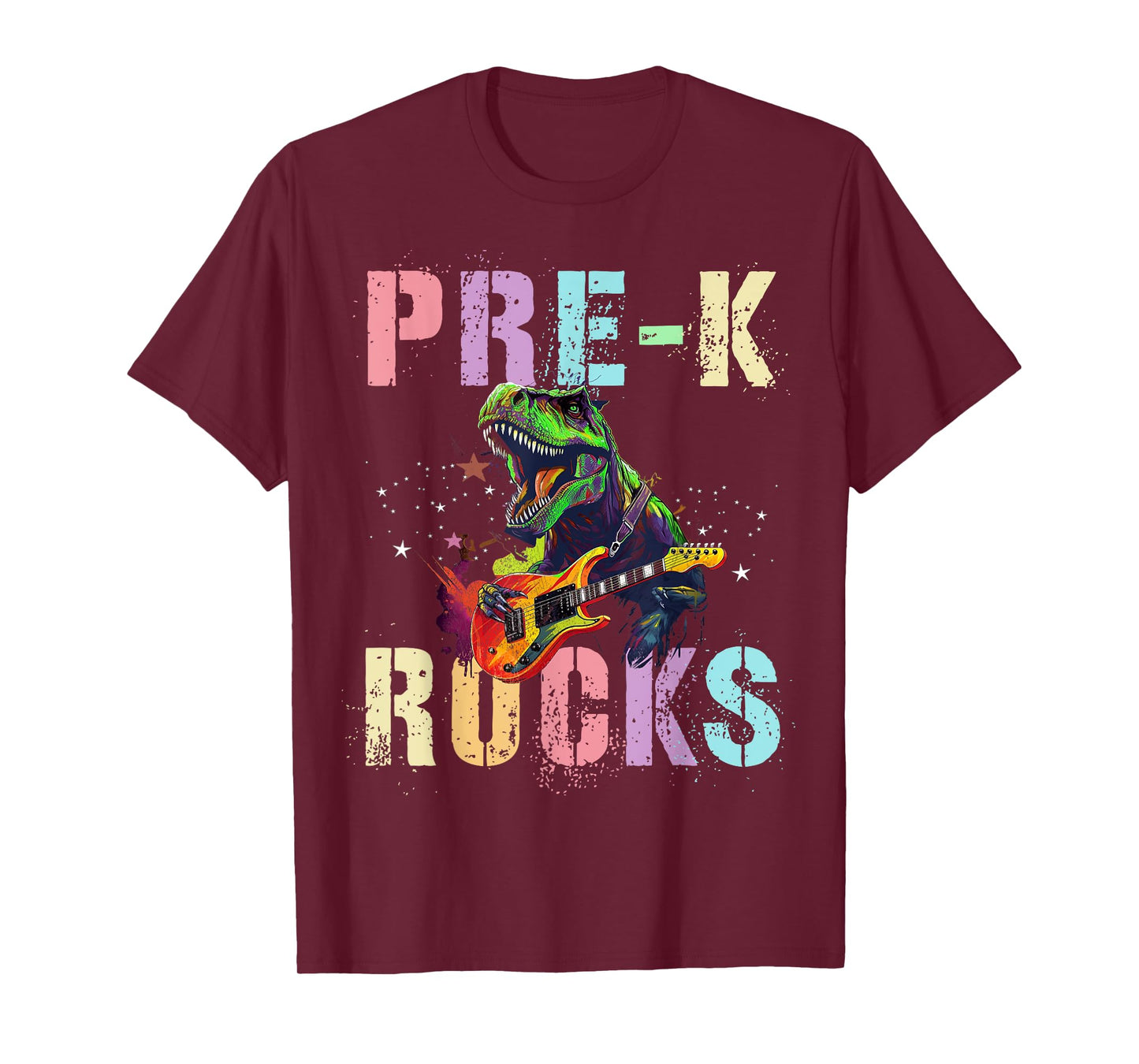 Cute PRE-K ROCKS Teacher Squad PreK Little ABCD Rockstars T-Shirt for Men Women Girls Kids