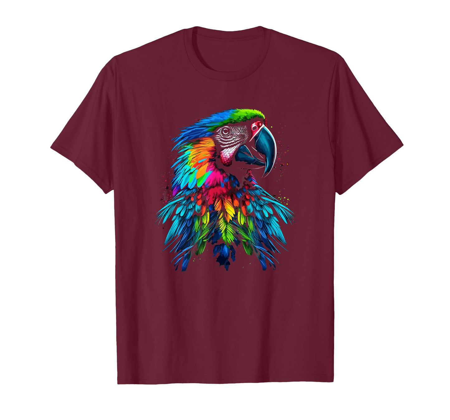 Rainbow Parrot | Beautiful Macaw | Cute Colorful Bird T-Shirt