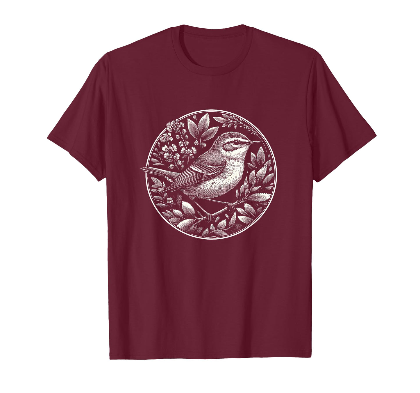 Warbler Bird Graphic Art Design T-Shirt