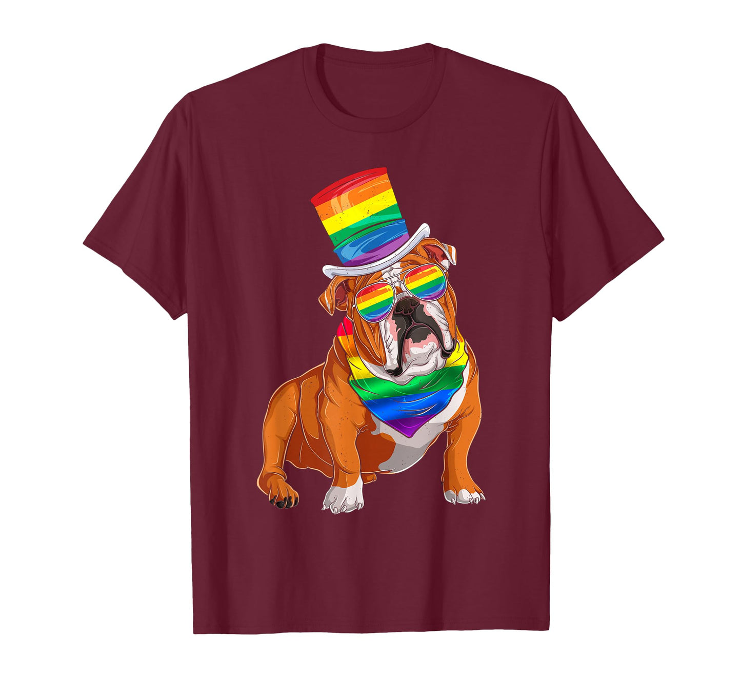 LGBTQ+ Pride English Bulldog | Funny LGBT Pride T-Shirt