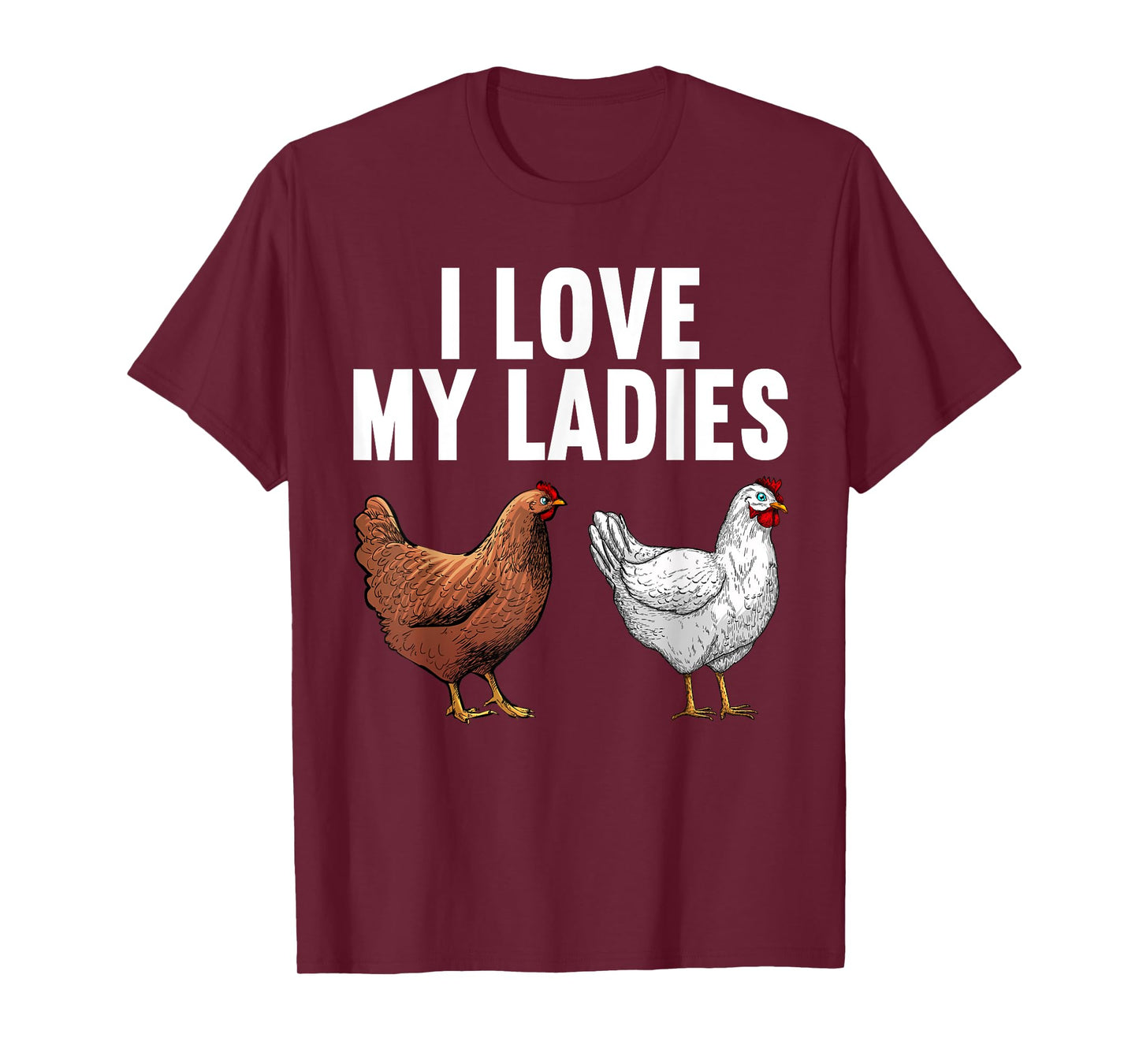 Cool Chicken Art For Men Women Dad Rooster Chicken Farmer T-Shirt
