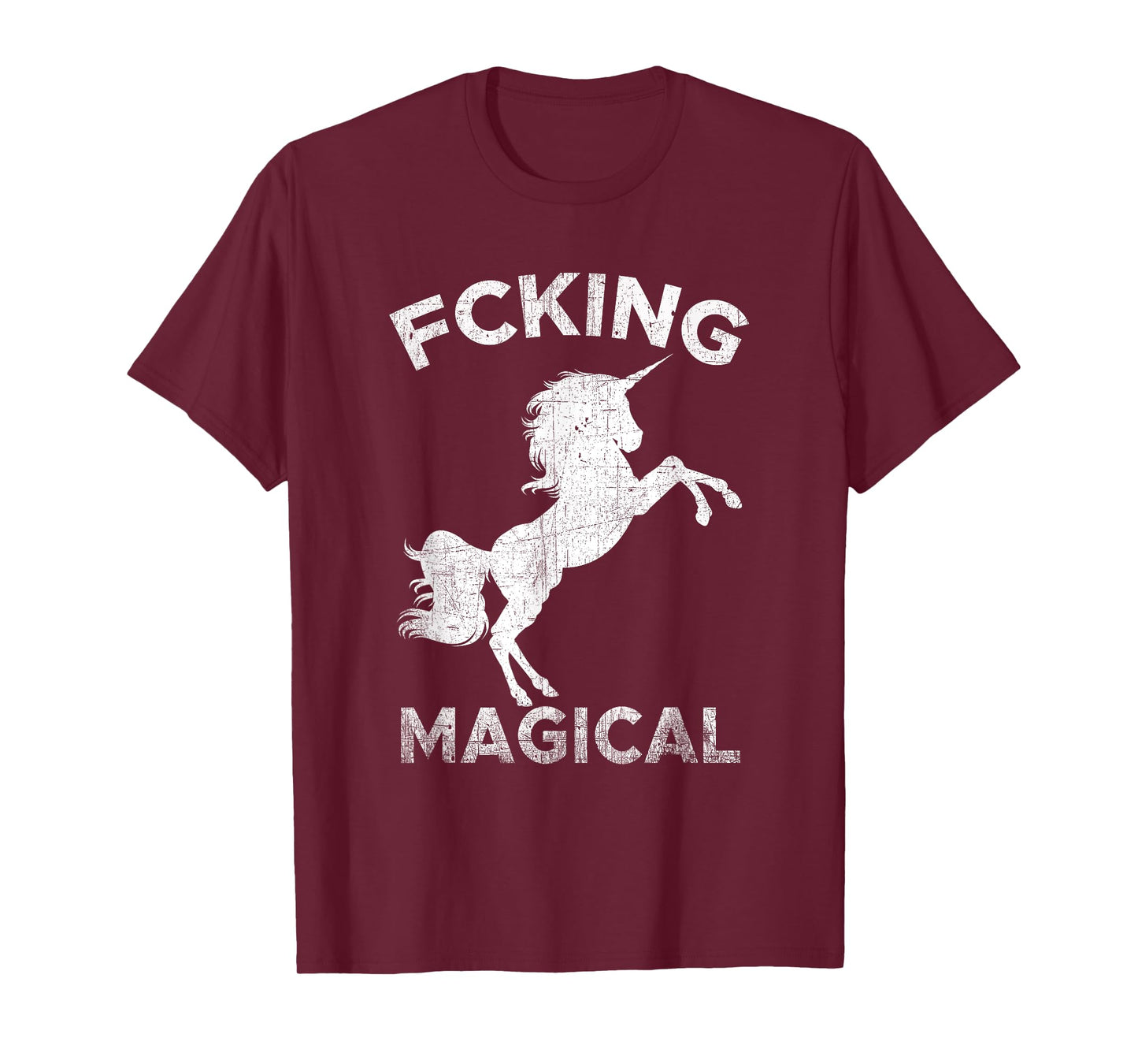 Fcking Magical Unicorn - Funny Adult Womens T-Shirt