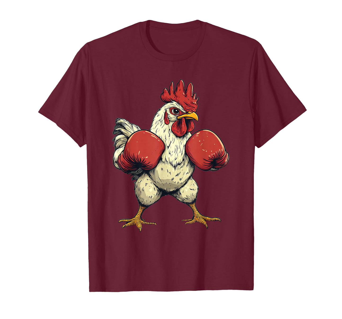 Chicken Dressed As A Boxer Funny Boxing T-Shirt