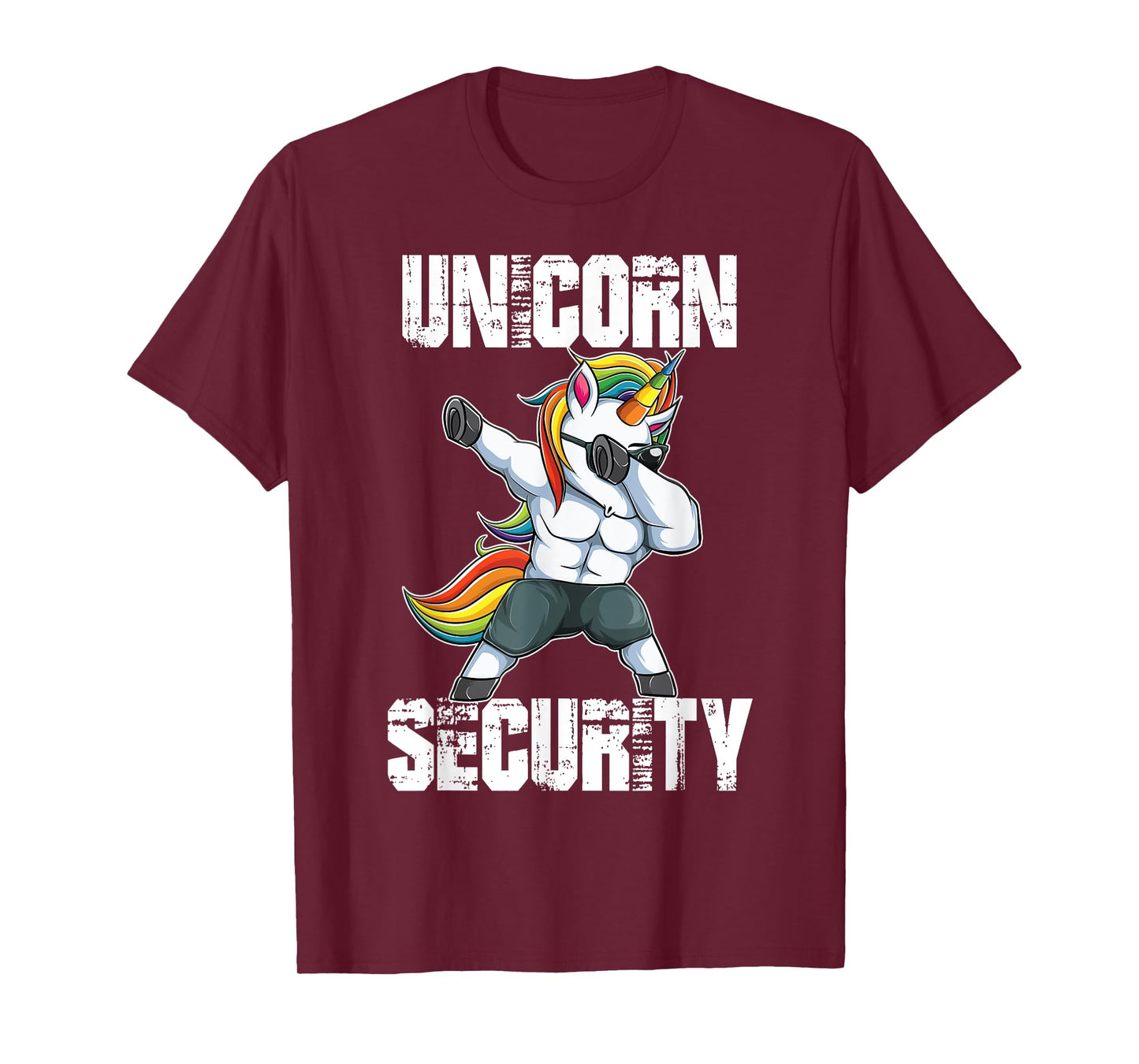 Unicorn Security Dad Mom Daughter Adult unicorn costume gift T-Shirt