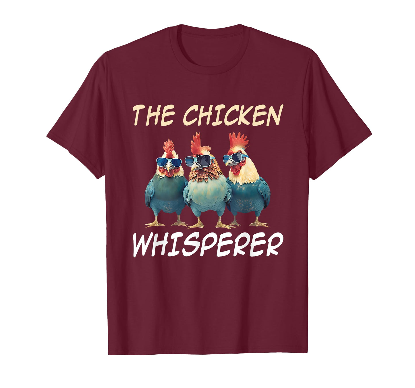 The Chicken Whisperer Retro Vintage Funny Chicken Farmer T-Shirt