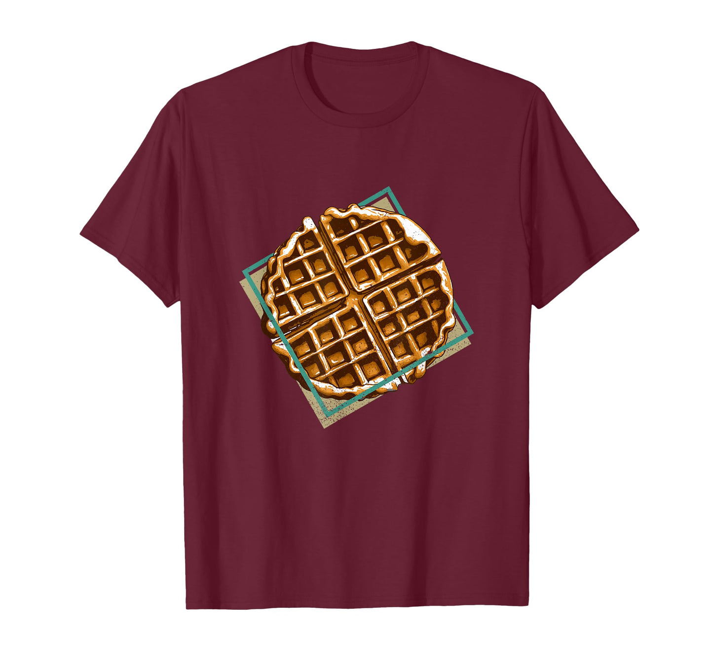 Waffle Puristic Design Delicious Waffle Chef T-Shirt