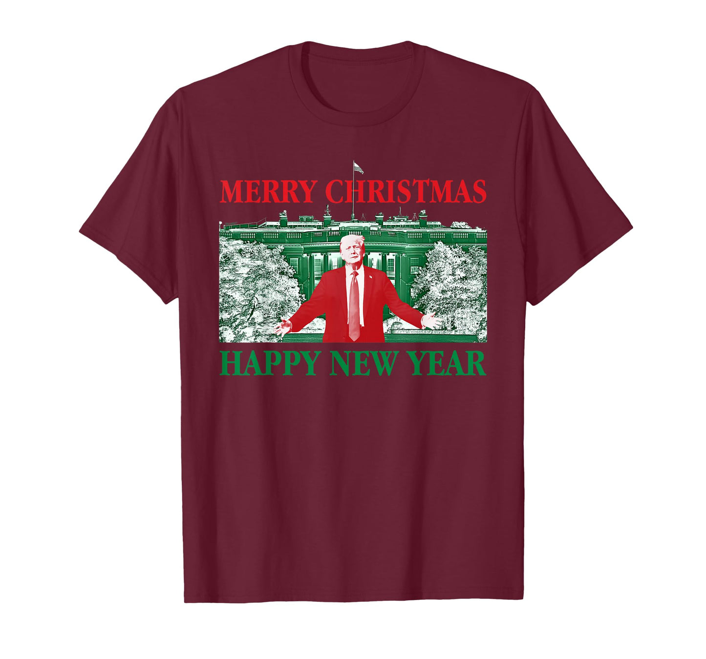 47th President Merry Christmas Xmas Happy New Year 2025 2026 T-Shirt