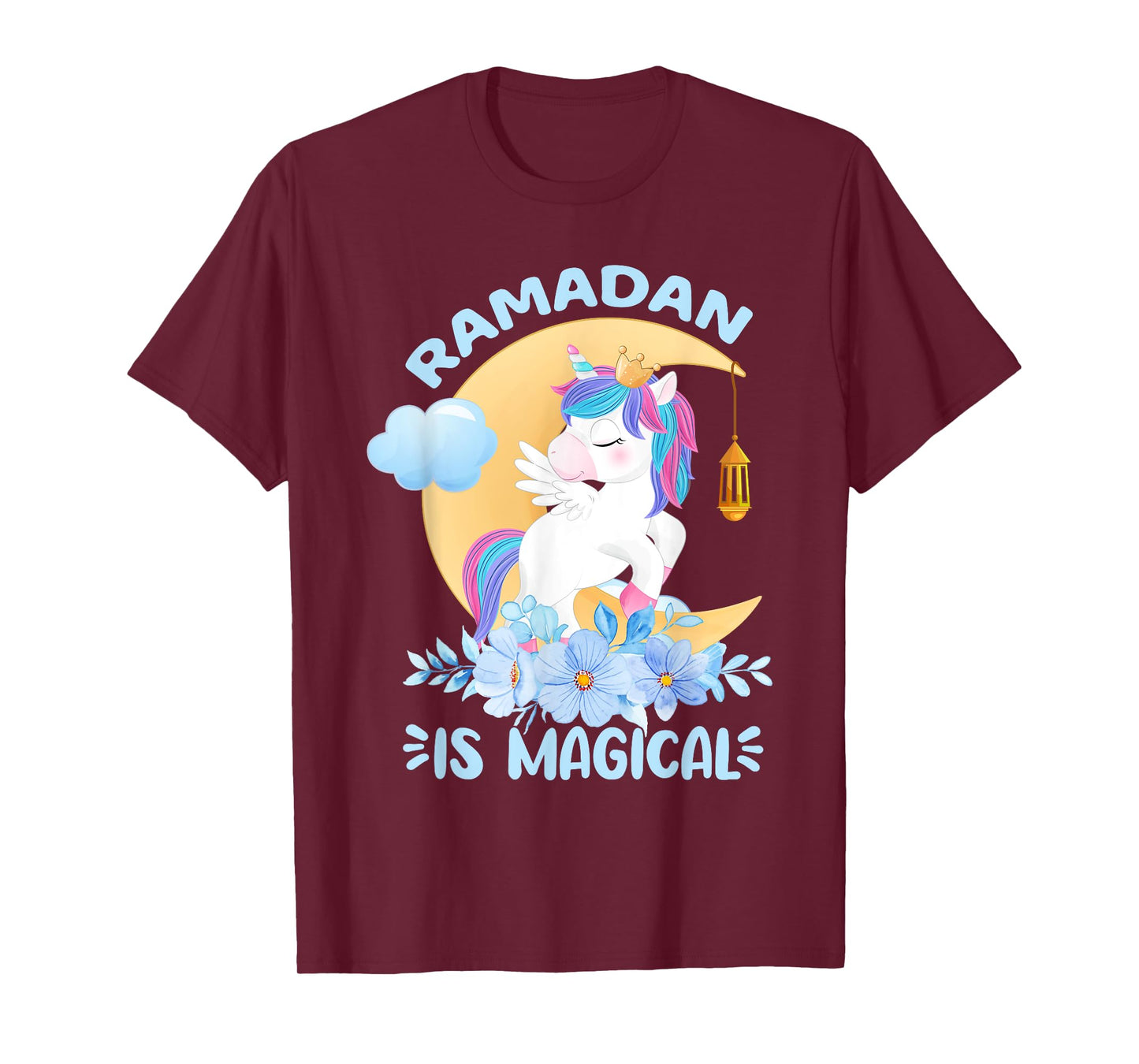 Ramadan Is Magical Unicorn Ramadan Mubarak For Girls T-Shirt