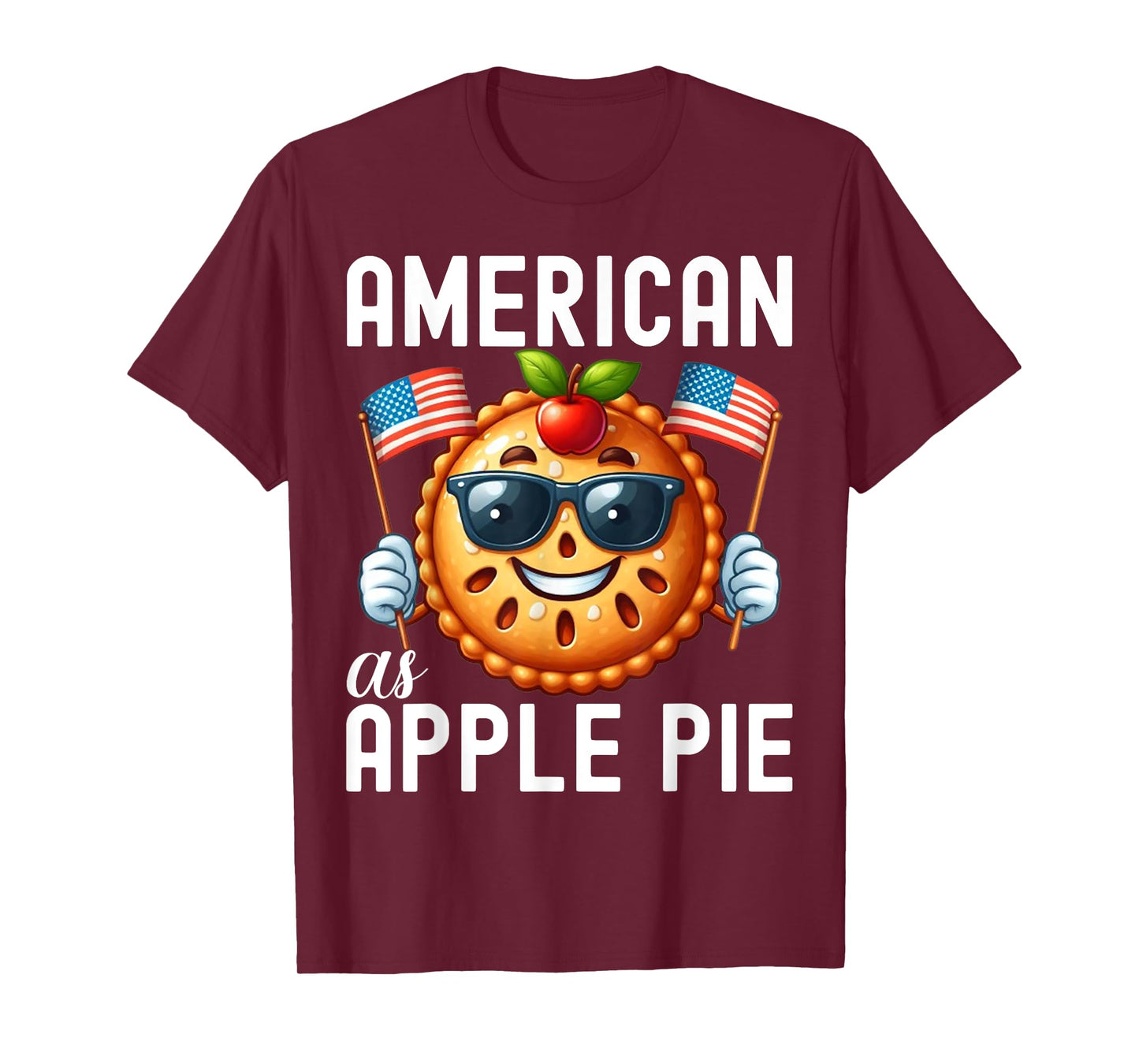 Cute American as Apple Pie shirt For Men Women Kids T-Shirt