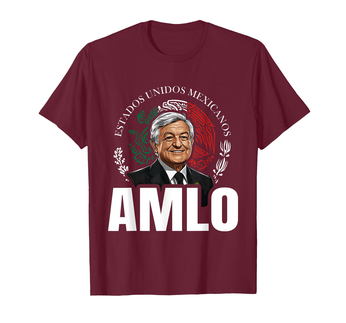 AMLO Aguila Mexicana Tricolor Lopez Obrador Mexican Eagle T-Shirt