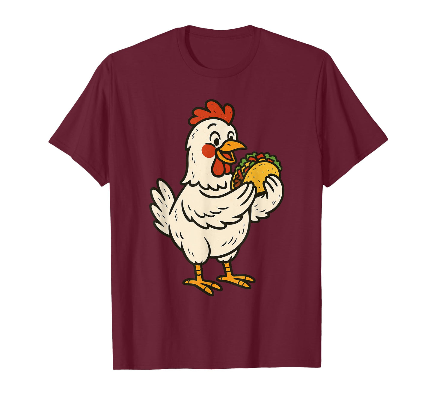 Chicken Eating Taco T-Shirt