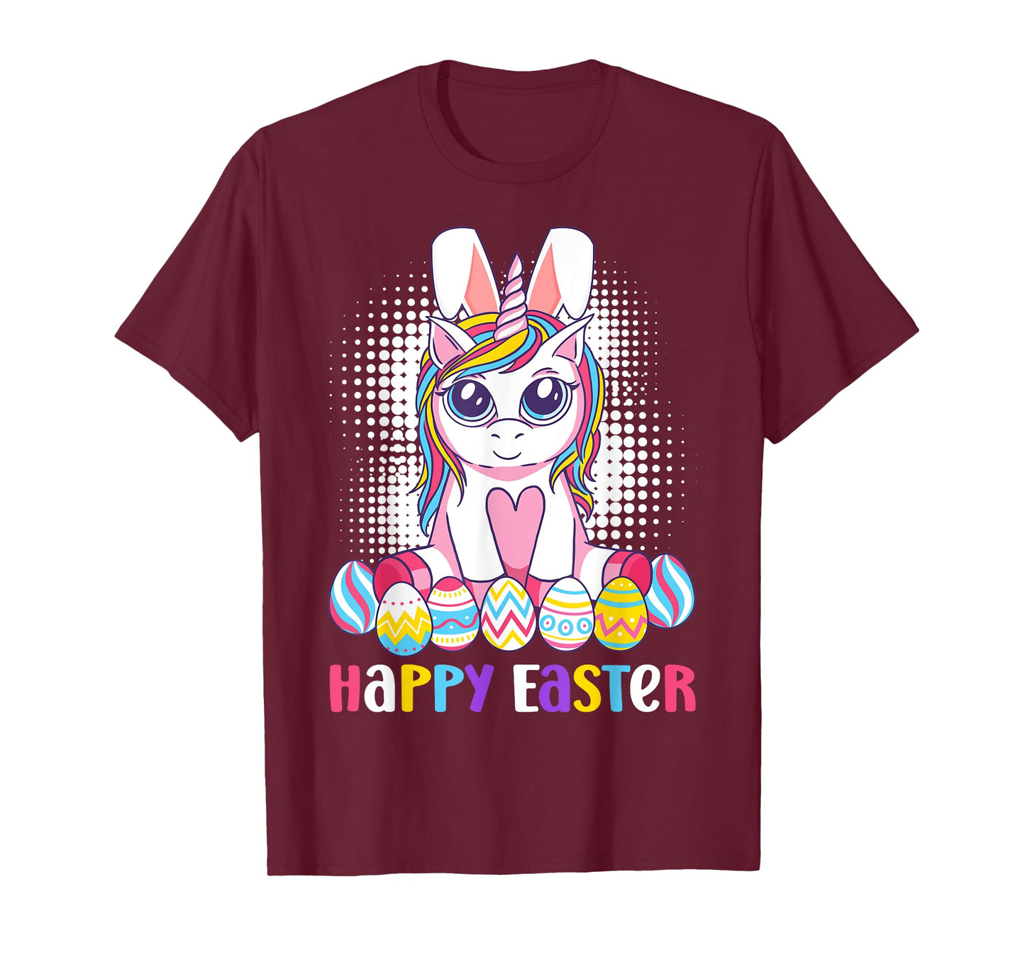 Easter Unicorn Shirt Bunny Boys Girls Kids Happy Easter T-Shirt