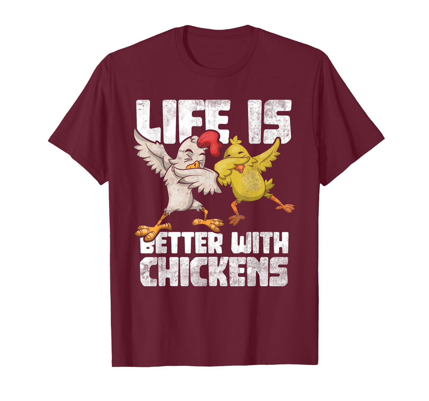 Funny Animal Farmer Kids Dabbing Rooster Dab Hen Chicken T-Shirt